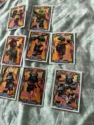 LEGO Ninjago Trading Card Game Lot 7 Karten Couse Clancee Ronin Squiffy
