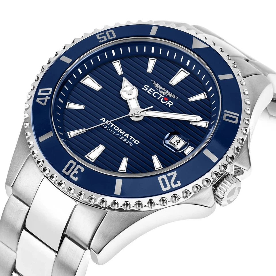 Sector 230 - Reloj Hombre Automático Acero con Función Fecha Azul (R3223161007) Foto 3 de 4