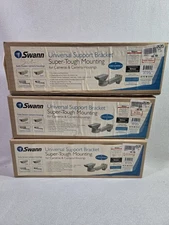 3 NIB Swann Universal Support Bracket Mount - Cameras and Camera Housings