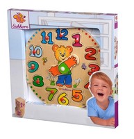 Eichhorn 100005456 - Lernuhr Mit 12 Puzzleteilen In Verschiedenen Fo (Us Import)