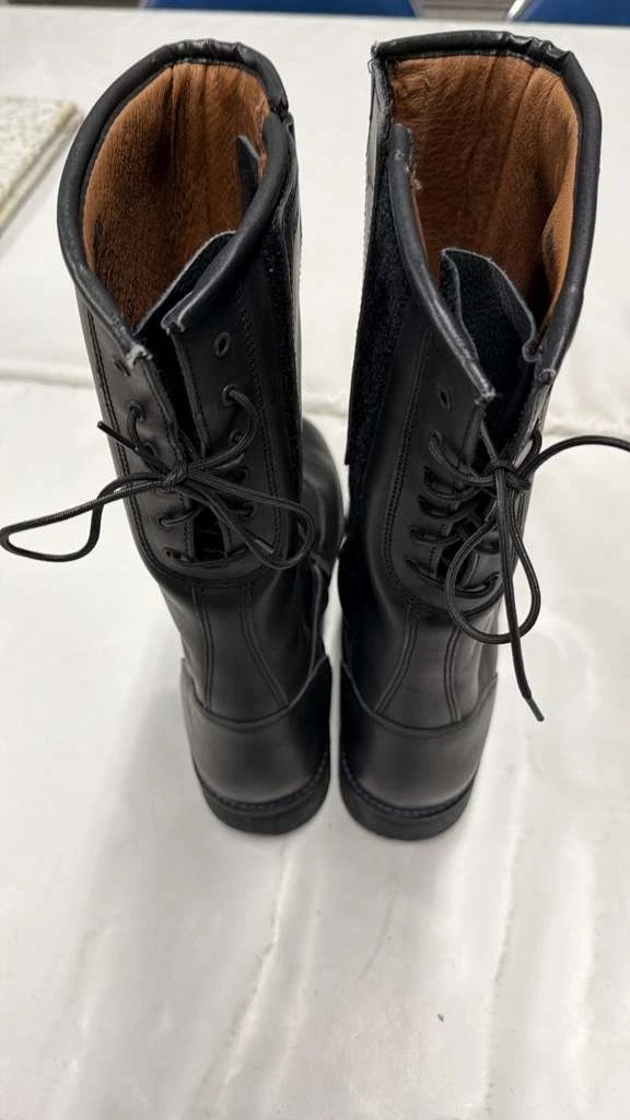 BMW Black Leather Motorcycle Boots Vintage Size 10.5 or Size 11 BMW Black Motorcycle & Powersports Boots for sale | eBay main image 3