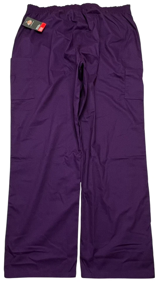 Dickies Pants Womens (2XL) Purple EDS Signature Modern Classic Pull On Cargo NWT - Image 2 of 4