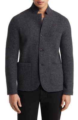 #ad #ad Buck Mason Twice Boiled Wool Chore Coat Marled Deep Charcoal Large 2018 Release $160.00