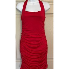 Bodycon Dress with Ruching Size Medium