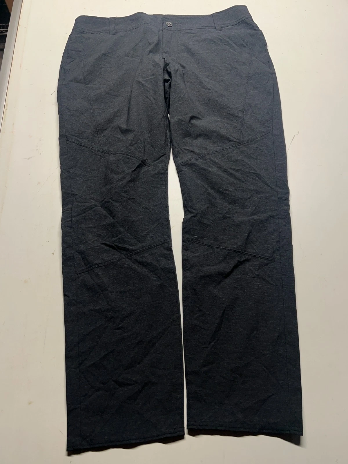 Kuhl Deceptr Pants Black Straight Leg Hiking Lightweight Outdoor Mens Sz 38x32