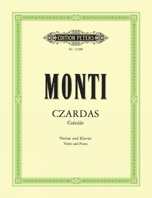 VITTORIO MONTI  Czardas (Csárdás) for Violin and Piano: für Violine  (Paperback)