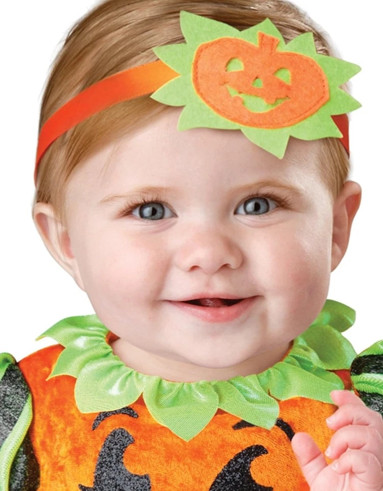 Disfraz Parche Calabaza Bebé Niña 18 a 24 Meses Foto 2 de 4