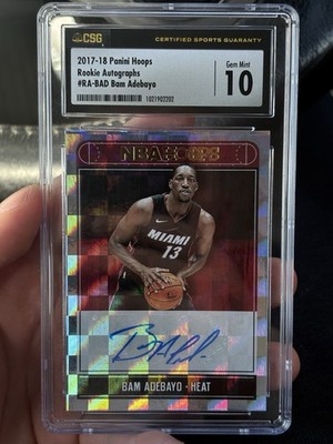 その他 Bam Adebayo RC autograph 2017-18 Panini NBA Hoops - Rookie Autographs Bam Adebayo #RA-BAD