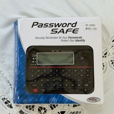 RecZone Password Keeper Safe Vault Model 595 Black Backlit LCD