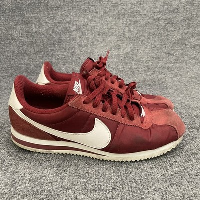 Nike Cortez Shoes Mens Sz 10.5 Red Low Top Lace Up Sneakers 819720-603