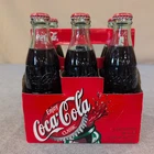 Vintage Coca-Cola Classic 6-Pack 8oz Sealed Glass Bottles Terre Haute Hollywood
