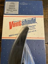Rain Guards 2Pc Window Vent Visor Shade For Dodge Dakota 87-92  NOS black
