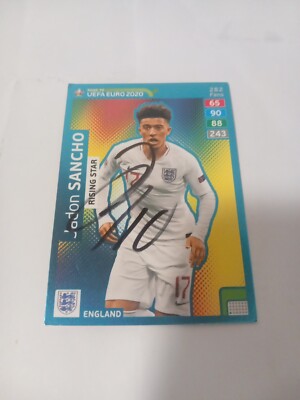 Trading Card signiert Jadon Sancho England NEU 