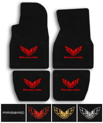 Lloyd Carpet 4pc Floor Mats for 1993-2002 Firebird Trans Am - Pick Color & Logo