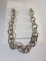 Banana Republic Glamour Crystal Pave Toggle Necklace $125 Silver Gunmetal Banana Republic Glamour Crystal Pave Toggle Necklace $125 Silver Gunmetal