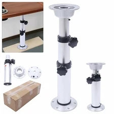 Table Pedestal Stand Base for RV Boat Caravan Height Adjustable Table Leg