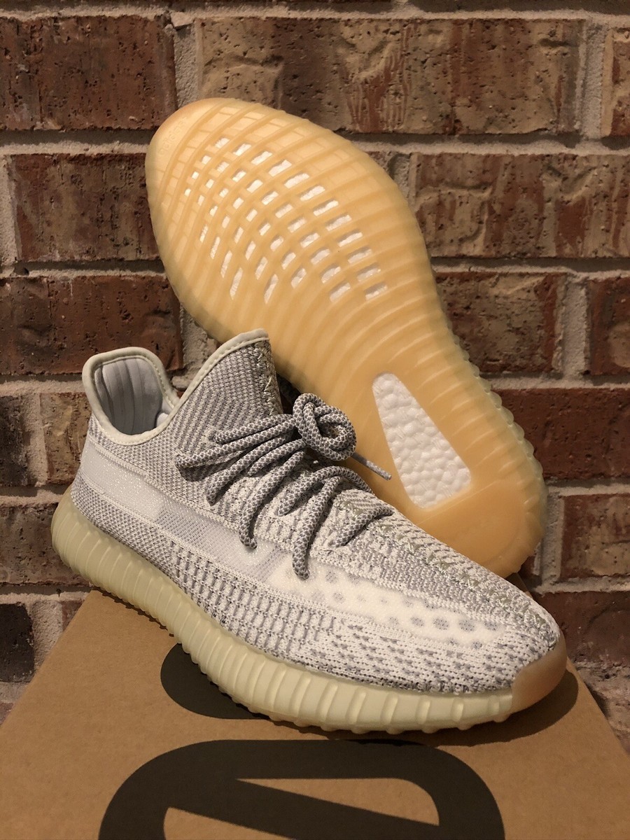 New 10 Adidas Yeezy Boost 350 V2 Yeshaya Non-Reflective White Grey