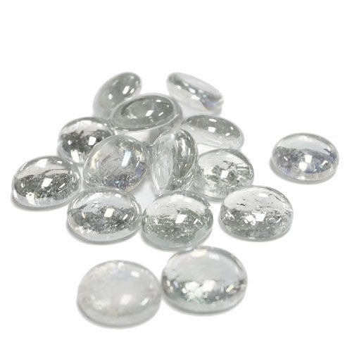 Aquarium Rocks Flat Marbles Vase Fillers Glass Gems Creative Stuff