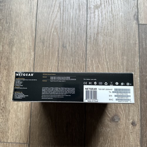 NETGEAR GS108TV2 8-Port Gigabit Ethernet Smart Switch - Picture 8 of 10