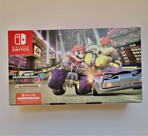 ✅ Nintendo Switch Mario Kart 8 Console Deluxe Neon Bundle * Fast Free Shipping - Picture 4 of 7