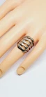 Vintage 925 Sterling Silver Open Dome Ring sz 5.5 (78)