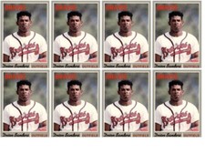 (8) 1992 Baseball Cards Magazine '70 Topps Style #65 Deion Sanders Card Lot