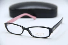 NEW COACH HC6001 (EMILY) 5053 (BLACK) PINK AUTHENTIC EYEGLASSES W/CASE 50-15
