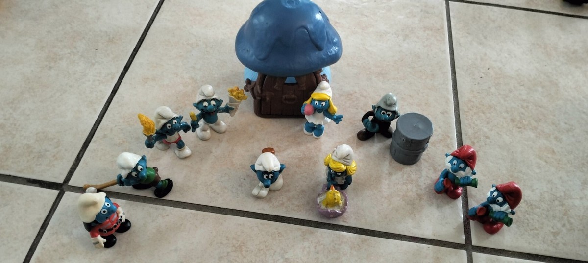 6x Maisons des Schtroumpfs et Figurines Surprise Schtroumpfs - 6 Figurines - Giochi Preziosi - 7
