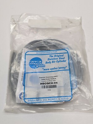 Bimba HSCQCX-04 Solid State Sourcing Switch M8 Male Connector 5m Cable 