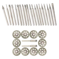 Diamond Cutting Carving Grinding Burr Bit Set For Dremel Tool Glass Stone Tile