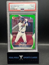 2023 Bowman Draft - Tre' Morgan #BD-199 Green /99 (RC) PSA 9