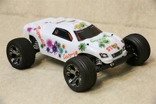 Custom Clipless Body Anti-Virus Theme for Traxxas Rustler 2WD BL-2S Truck Car