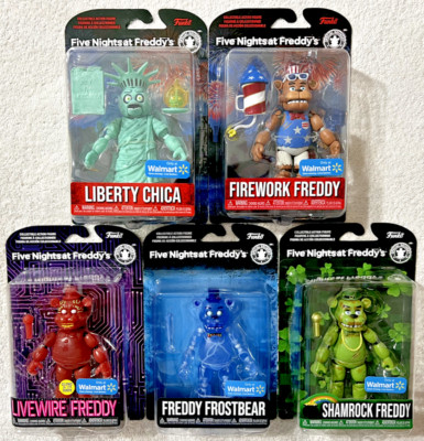 FIVE NIGHTS AT FREDDYS SET OF 6 ALL EXCLUSIVE 6'' ACTION FIGURES FUNKO **NEW**