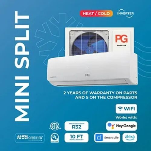 24,000 BTU Ductless Mini Split AC Heat Pump with WiFi 17 SEER 220V Includes Install Kit