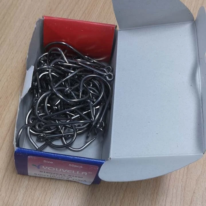 Fishing Hooks Korean Youvella S/Steel Tuna Big Game Hooks Heavy Duty - image 3 of 3