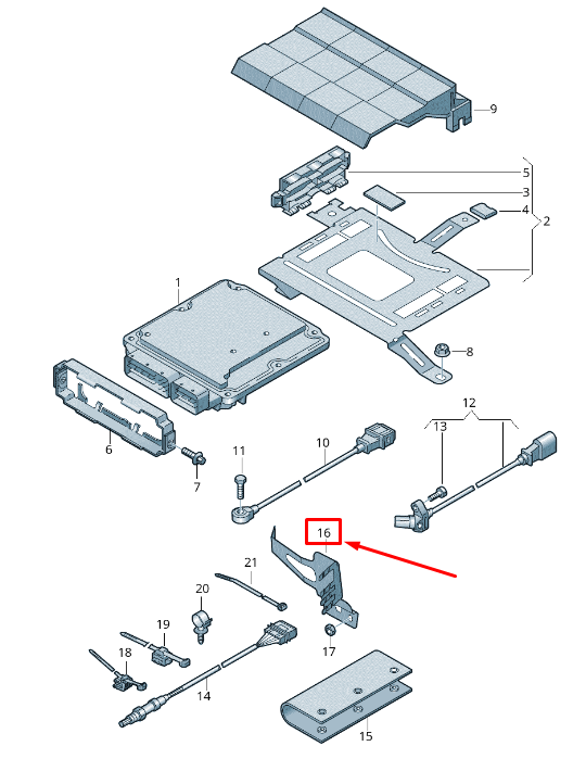 NOUVEAU AUDI RSQ3 8U CONNECTEUR LAMBDA CONNECTEUR CONNECTEUR 8U0971860 ORIGINAL