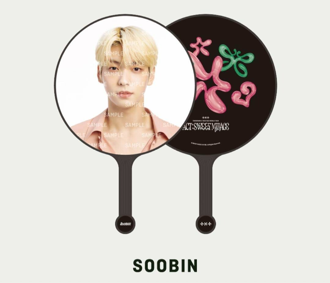 TXT Soobin TOMORROW X TOGETHER Image Picket Paper Fan ACT