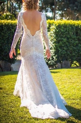 martina liana long sleeve wedding dress