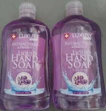 2 Bottles Luxury Hygiene Liquid Hand Soap lavender 16.9 oz each 0.76 per fl oz