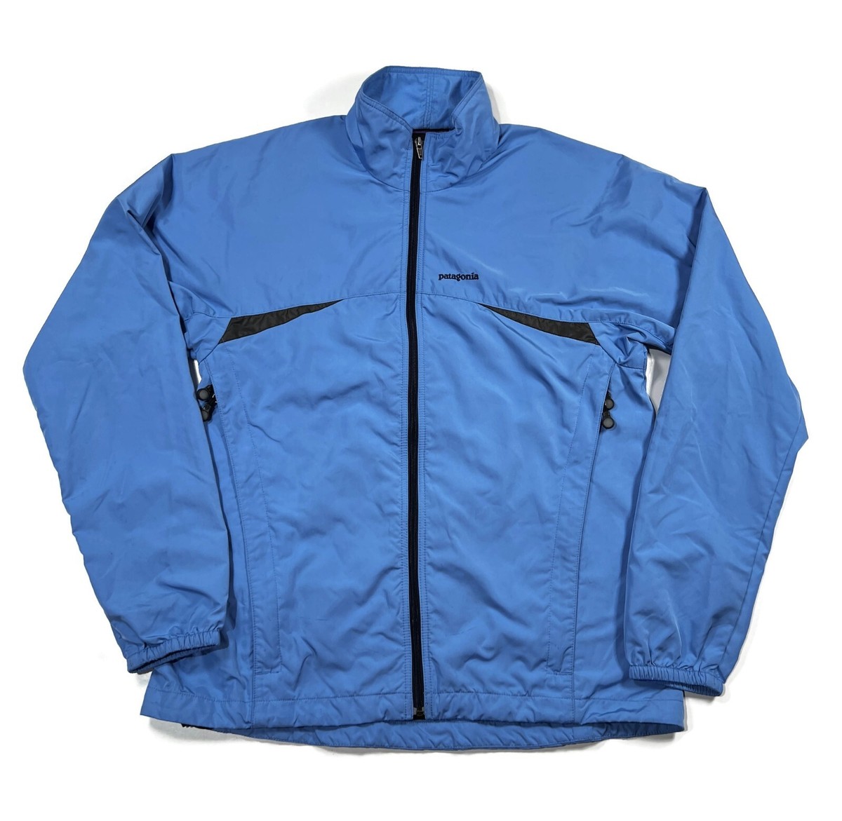 Patagonia Integral Jacket Women Medium Blue Lightweight Full Zip