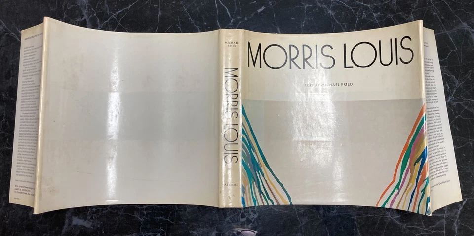 MORRIS LOUIS 1979 1ST EDITION ABSTRACT EXPRESSIONIST LITHOGRAPH PRINT BOOK - Image 3 of 4