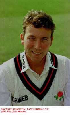 Michael Atherton Lancashire CCC Old Player Cricket Photo 2