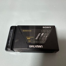 SONY WM-550C Cassette Player 1988 Walkman Black DolbyC For Parts or Repair