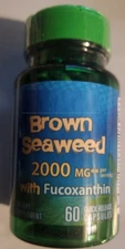 Brown Seaweed 2000mg with Fuxocanthin Plus Green Tea Extract 60 Caps