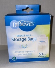 DR BROWN  S DR BROWNS BREAST MILK STORAGE BAGS 50 bags BP3