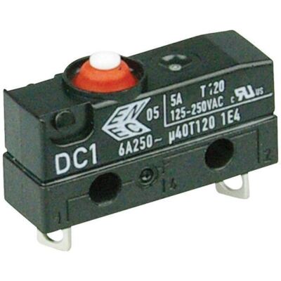 Cherry MicroSwitch Micro Switch SPDT 6A 250V AC Button Solder IP67 DC1C-A1AA
