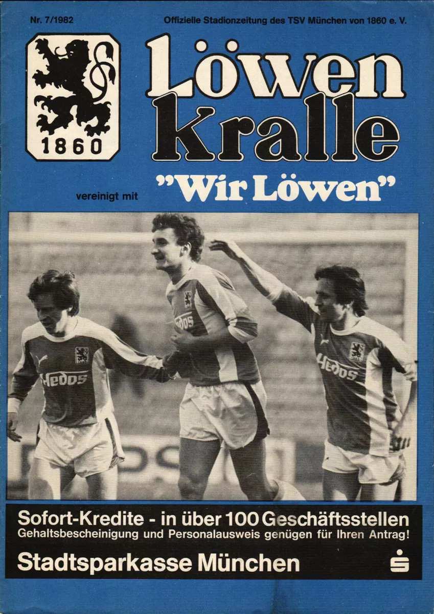 II Bl 81/82 Tsv 1860 Munich - Black Freiburg, 17.04.1982, Rudi Völler