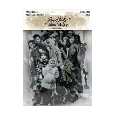 Tim Holtz Idea-ology Christmas Paper Dolls 2022 TH94290