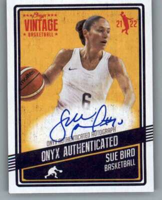 1st IS:SUE サイン 2021-22 Onyx Vintage Blue Signatures #VBSU Sue Bird AUTO | eBay