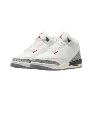 Size 4.5 (GS) - Jordan 3 Retro Mid White Cement Reimagined for